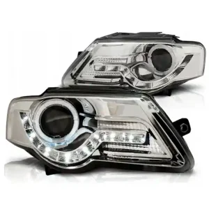 Zwrot pieniędzy REFLEKTORY VW PASSAT B6 3C 05-10 DAYLIGHT CHROME