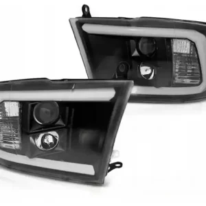Ekspresowa dostawa Reflektory Tube Light Black Do Dodge Ram 09-18