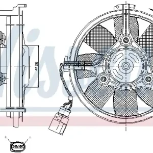 Wyprzedaż Wentylator NISSENS 85547