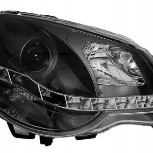 Autentyczny Reflektory przednie VW Polo 9N3 BLACK DAYLIGHT