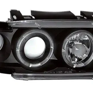 Autentyczny Reflektory przednie VW Polo 6N BLACK RINGI