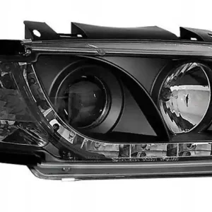 Reflektory przednie VW Polo 6N BLACK DAYLIGHT Szybka dostawa