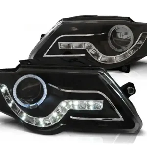 Reflektory przednie VW Passat B6 3C BLACK DAYLIGHT Wysoka jakość