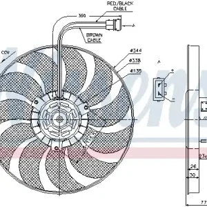Wysoka jakość Wentylator NISSENS 85676