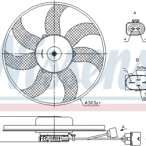 Wentylator NISSENS 85699 Ekspresowa dostawa