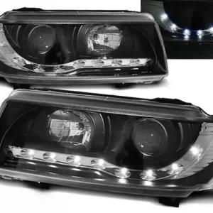 Reflektory przednie VW Passat B4 BLACK DAYLIGHT Bezpieczna płatność