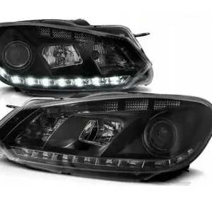 Ekspresowa dostawa Reflektory przednie VW Golf VI BLACK DAYLIGHT