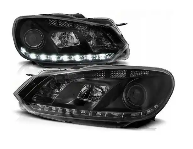 Ekspresowa dostawa Reflektory przednie VW Golf VI BLACK DAYLIGHT