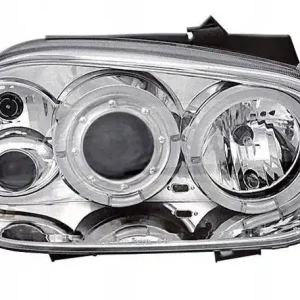 Reflektory przednie VW Golf IV CHROM RINGI Popularny