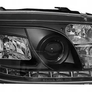 Reflektory przednie VW Bora BLACK DAYLIGHT Nowość