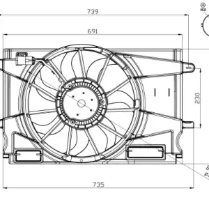 Zwrot pieniędzy Wentylator NRF 47951