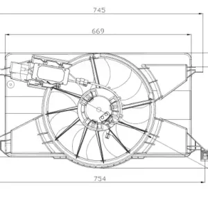 Wentylator NRF 47959 Wysoka jakość