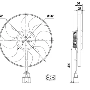Wentylator NRF 47995 Oryginalny