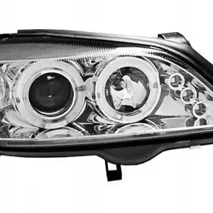 Reflektory przednie Opel Astra G CHROM RINGI Ekspresowa dostawa