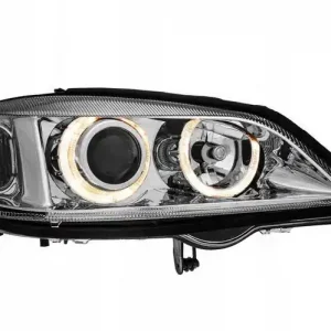 Zwrot pieniędzy Reflektory przednie Opel Astra G CHROM RINGI