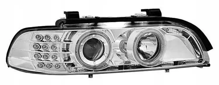 Darmowa dostawa Reflektory przednie BMW E39 CHROM LED + RINGI