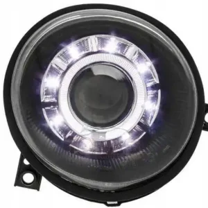 Darmowa dostawa Reflektory lampy przednie VW Lupo Black Ringi LED