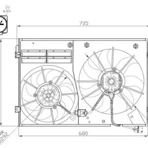 Wentylator NRF 47941 Darmowa dostawa