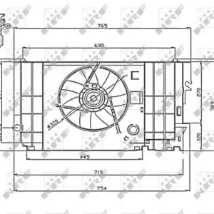 Wentylator NRF 47740 Tylko dziś