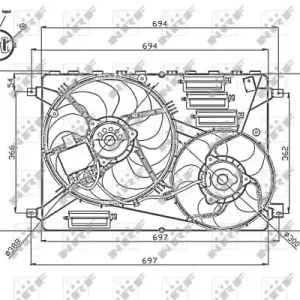 Rabat Wentylator NRF 47754