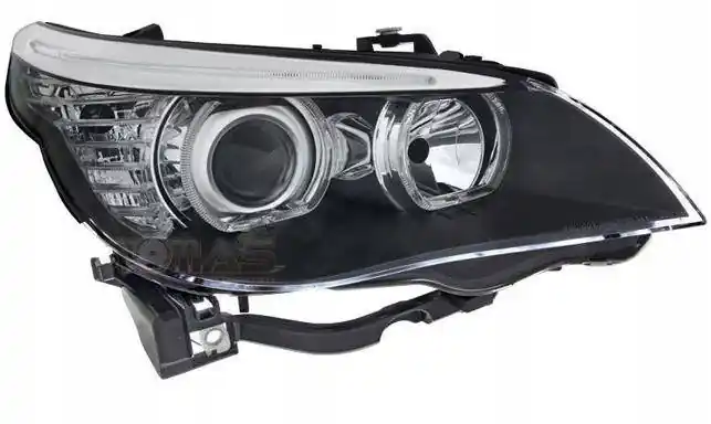 Bezpieczna płatność Reflektory lampy przednie BMW E60 / E61 BLACK RING