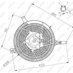 Wyprzedaż Wentylator NRF 47572
