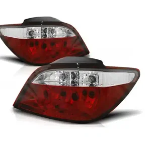 Lampy Tylne Peugeot 307 Hb 01-07 Clear Red White Szybka dostawa