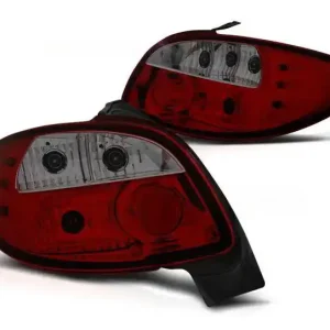 Ekspresowa dostawa Lampy Tylne Nowe Peugeot 206 10.98- Red Smoke