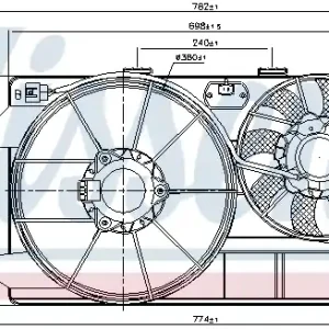 Wentylator NISSENS 85264 Premium