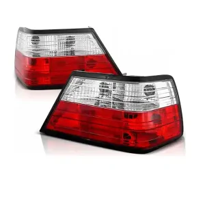 Lampy Tylne Mercedes W124 E-klasa 85-95 Clear Red Popularny