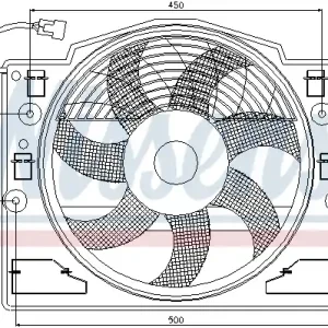 Najlepsza cena Wentylator NISSENS 85420