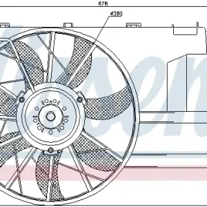 Wentylator NISSENS 85604 Wysoka jakość