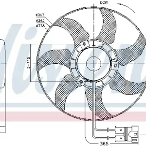 Wentylator NISSENS 85749 Darmowa dostawa