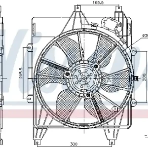 Wyprzedaż Wentylator NISSENS 85882