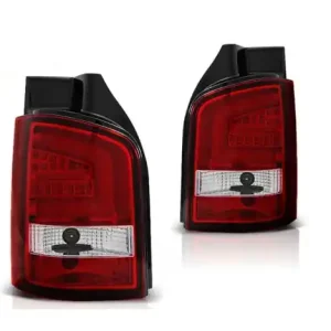 Lampy tylne diodowe VW T5 03-09 RED WHITE LED BAR Zwrot pieniędzy