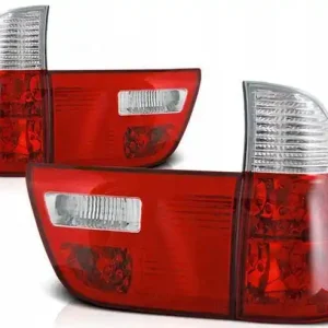 Lampy tylne BMW X5 E53 CLEAR RED Najlepsza cena