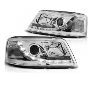 Lampy Reflektory Vw T5 03-09 Daylight Chrome Wysoka jakość