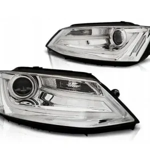 Lampy reflektory VW Jetta vi 11- chrome led drl Niska cena