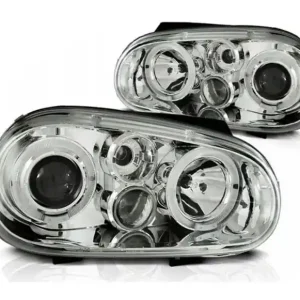 Zwrot pieniędzy Lampy reflektory VW Golf IV 4 97-03 ringi chrome