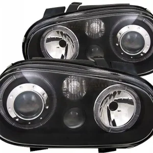 Lampy reflektory Vw Golf 4 IV ringi depo black Bezpieczna płatność