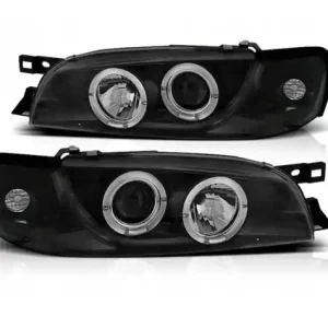 Lampy Reflektory Subaru Impreza 93-00 Ringi Black Rabat