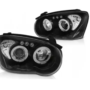 Najlepsza cena Lampy Reflektory Subaru Impreza 93-00 Ringi Black