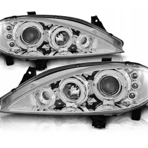 Kup teraz Lampy Reflektory Renault Megane 99-02 Ringi Chrome