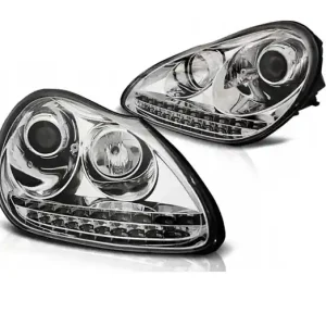 Lampy Reflektory Porsche Cayenne 02-06 Chrom Xenon Nowość