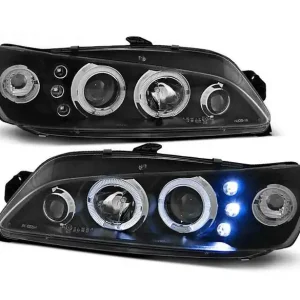Lampy Reflektory Peugeot 306 97-01 Ringi Black Oferta limitowana