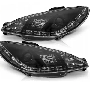 Ekspresowa dostawa Lampy Reflektory Peugeot 206 98-02 Daylight Black