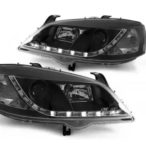 LAMPY REFLEKTORY OPEL ASTRA G 97-04 DAYLIGHT BLACK Ekspresowa dostawa