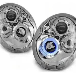 Lampy Reflektory Mini Cooper 01-06 Ringi Chrome Promocja