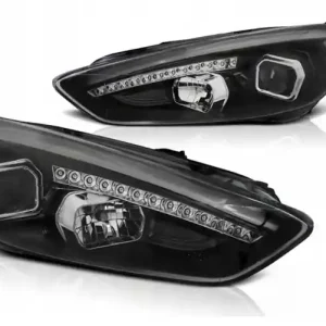Lampy Reflektory Ford Focus Mk3 15- Black Drl Led Ekspresowa dostawa
