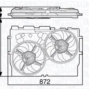 Wentylator MAGNETI MARELLI 069422582010 Oferta